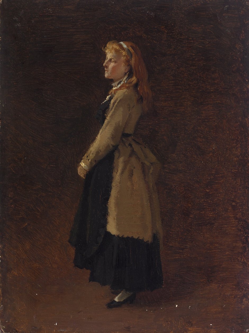 Mimi Ramberg, a művész lányának portréja alkotó: Arthur Georg Freiherr von Ramberg