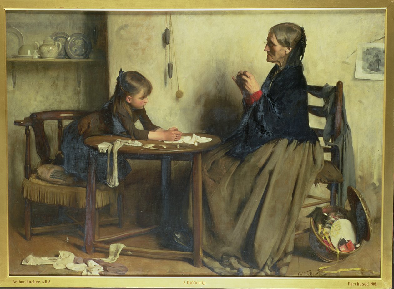 Egy nehézség alkotó: Arthur Hacker