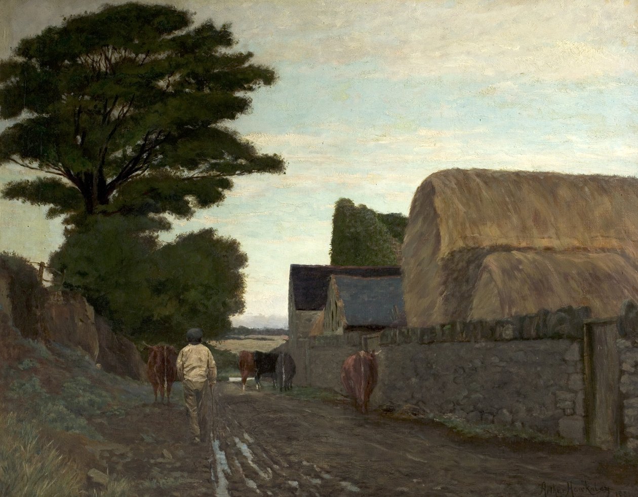 Vezetés Milkbe, 1881 alkotó: Arthur Hawksley