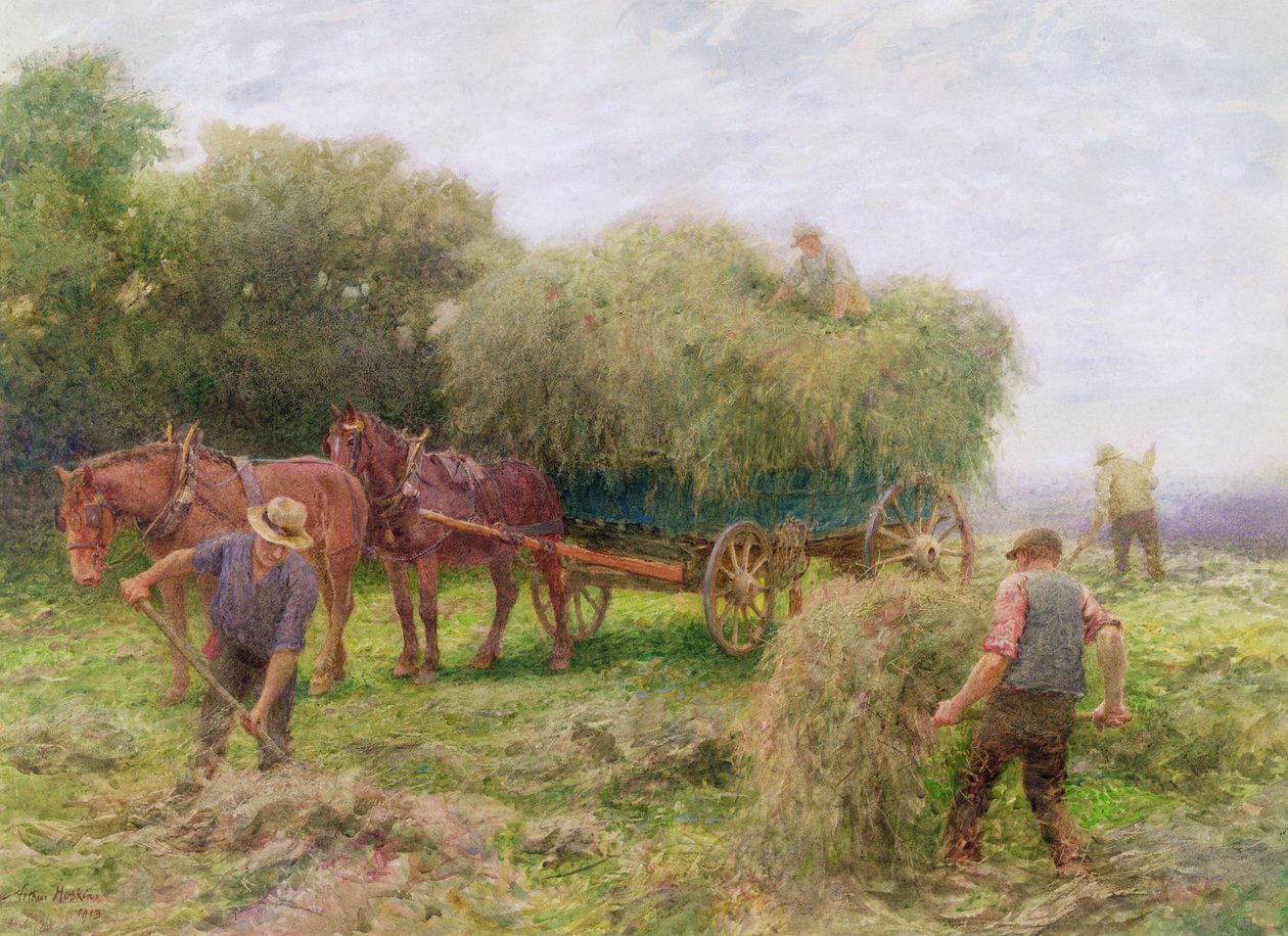 Széna kaszálása alkotó: Arthur Hopkins