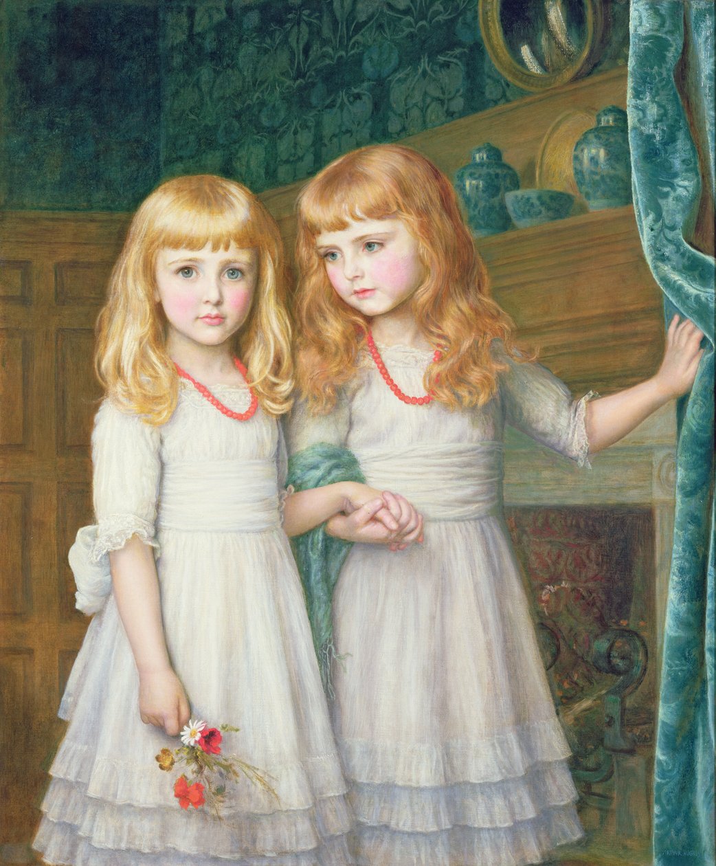 Marjorie és Lettice Wormald alkotó: Arthur Hughes