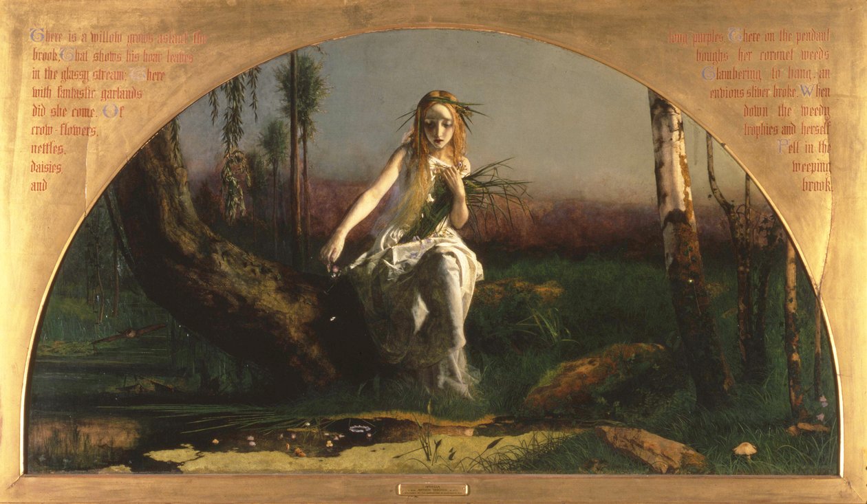 Ophelia alkotó: Arthur Hughes