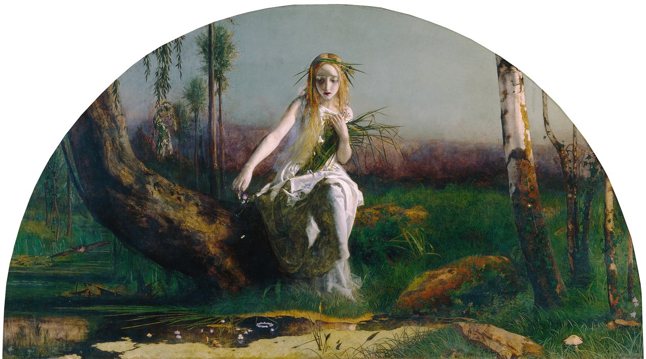 Ophelia alkotó: Arthur Hughes