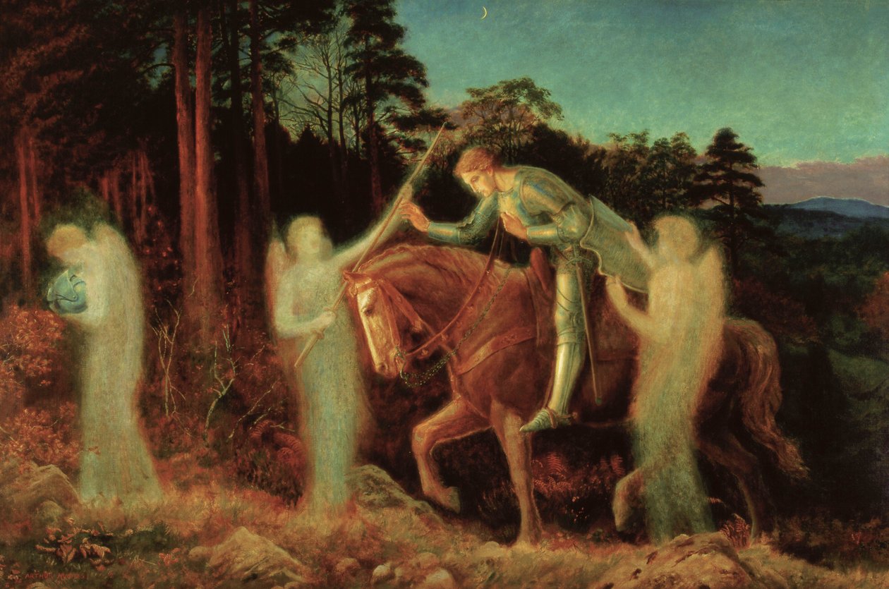 Sir Galahad, 1867-1892 alkotó: Arthur Hughes