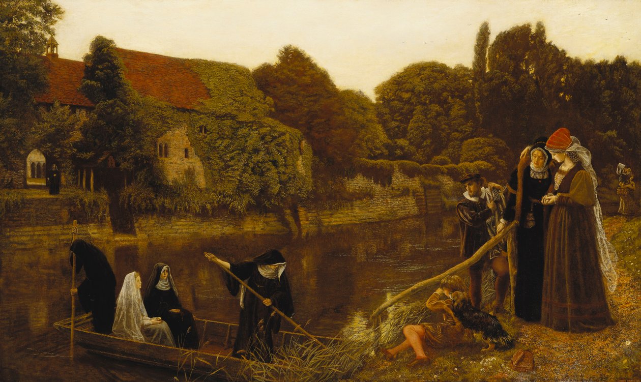 A kolostorhajó, 1874 alkotó: Arthur Hughes