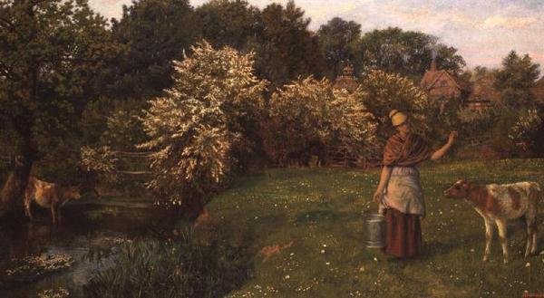 A tejeslány alkotó: Arthur Hughes
