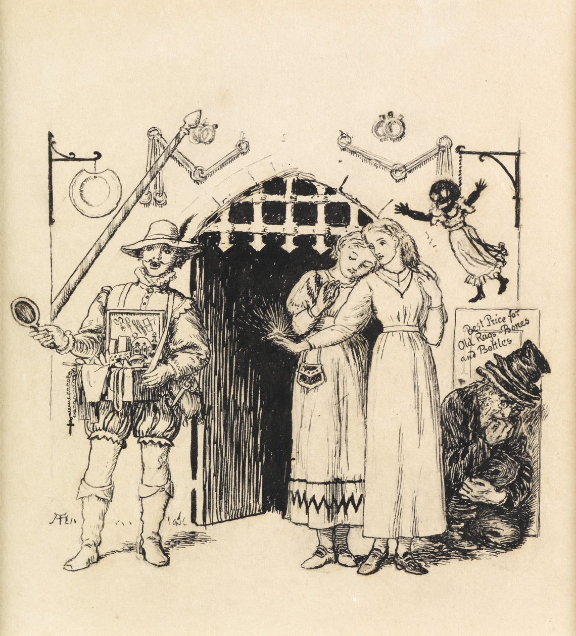 A házaló gyémántja alkotó: Arthur Hughes