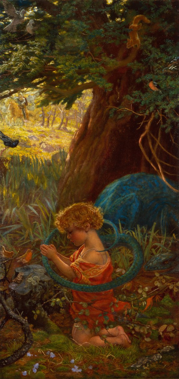 The Rescue (olaj, vászon) alkotó: Arthur Hughes