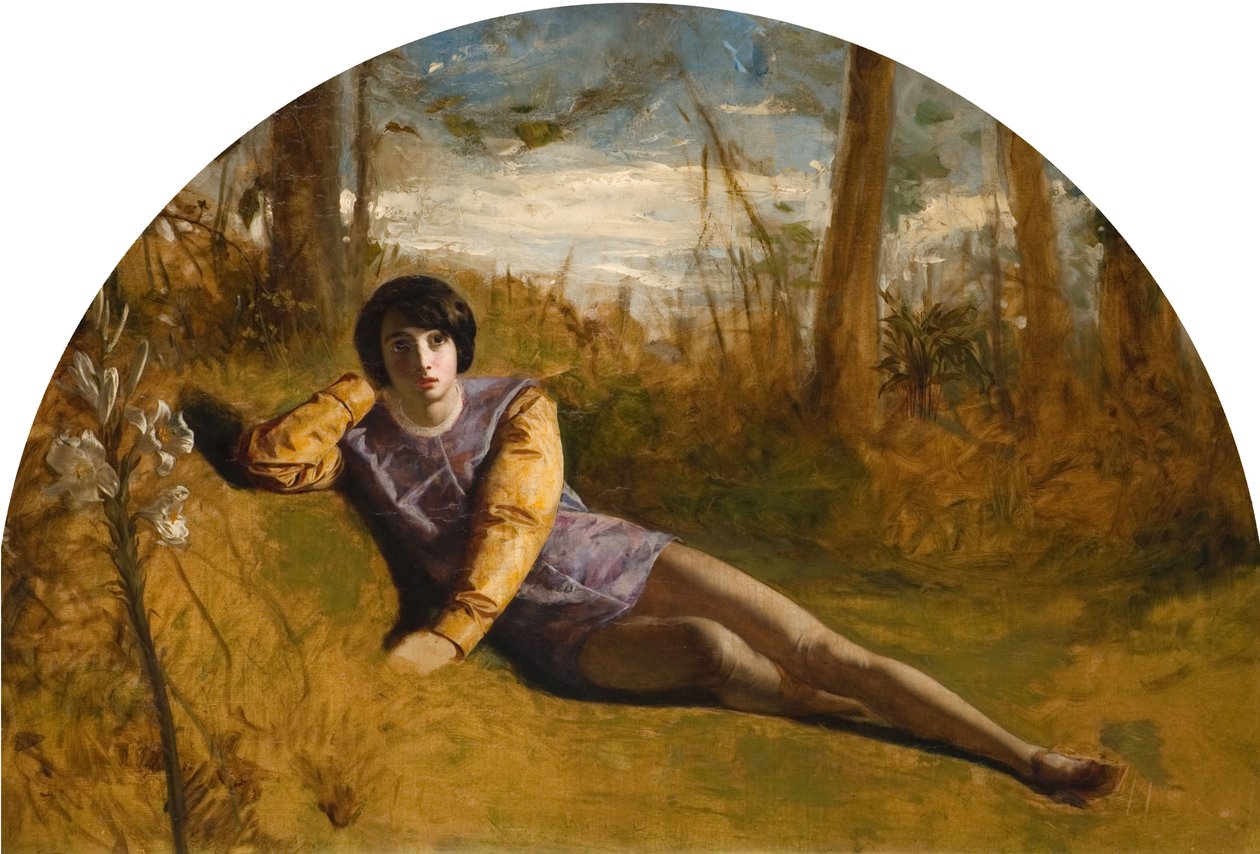 Az ifjú költő, 1849. alkotó: Arthur Hughes