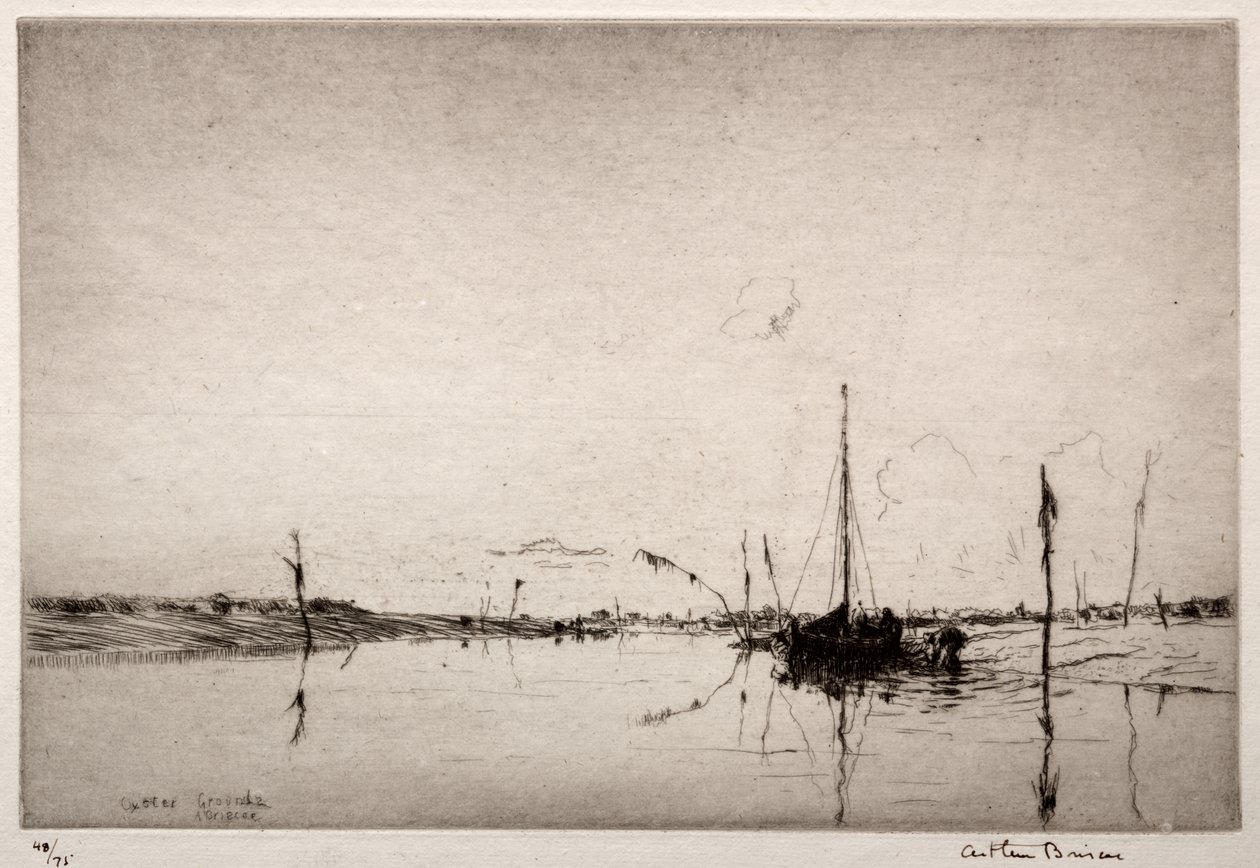 Oyster Grounds alkotó: Arthur John Trevor Briscoe