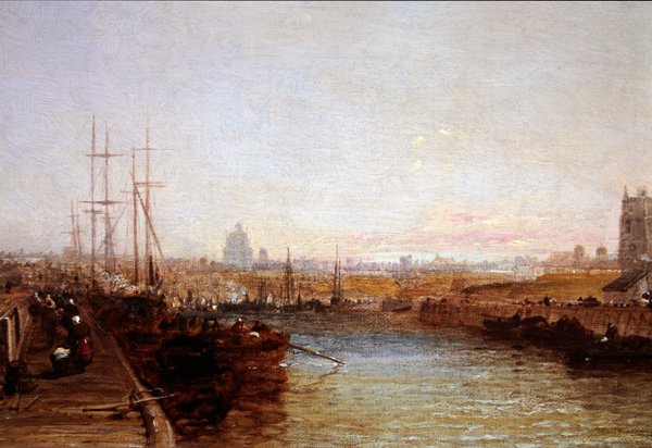 A dokkoknál: Dunkerque alkotó: Arthur Joseph Meadows