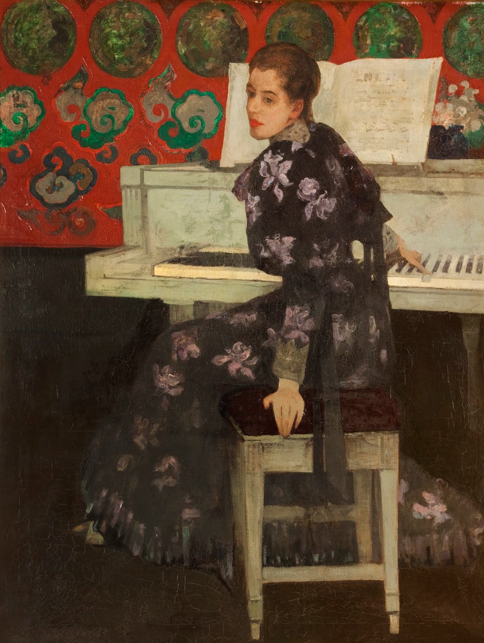 A fehér zongora, 1894 alkotó: Arthur Melville