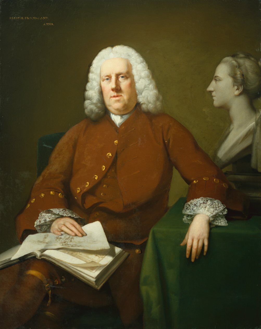 Sir Frederick Frankland portréja alkotó: Arthur Pond