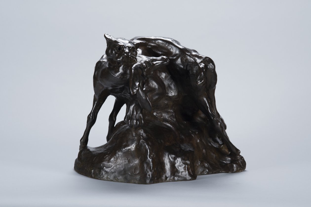 Puma szállító szarvastetem, 1900 körül (bronz) alkotó: Arthur Putnam