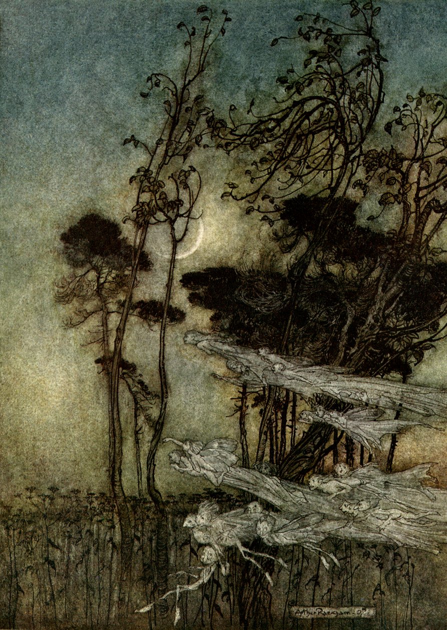 Szentivánéji álom alkotó: Arthur Rackham