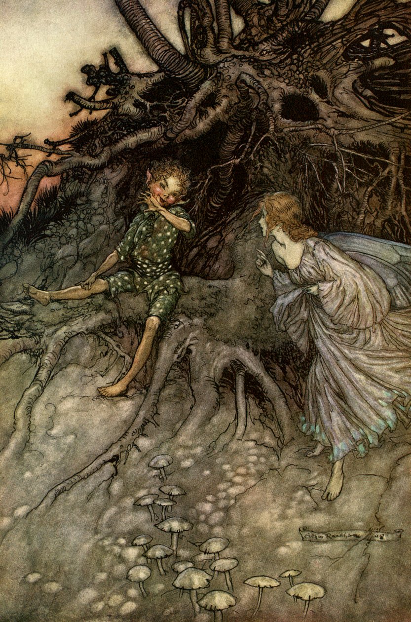 Szentivánéji álom alkotó: Arthur Rackham