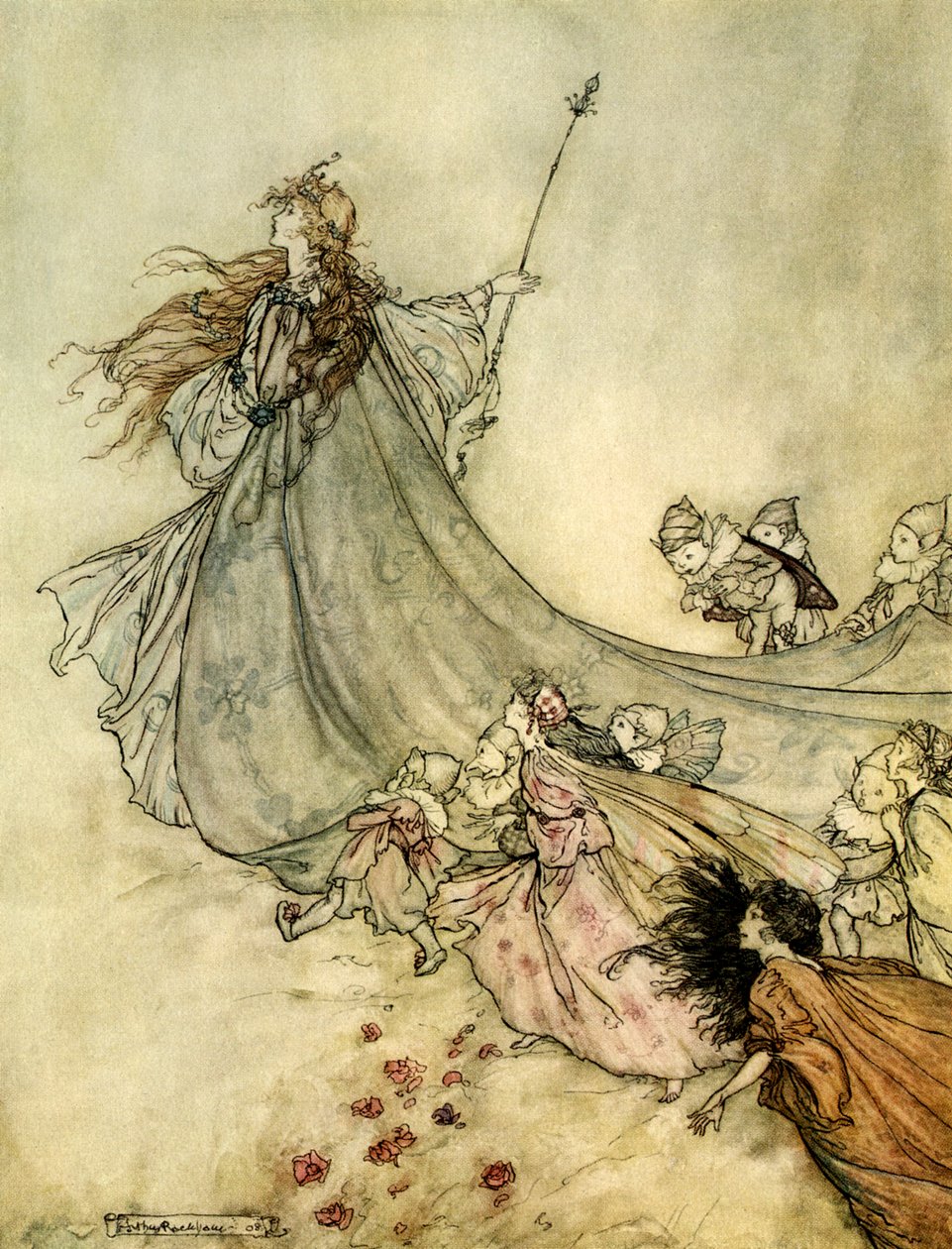 Szentivánéji álom alkotó: Arthur Rackham