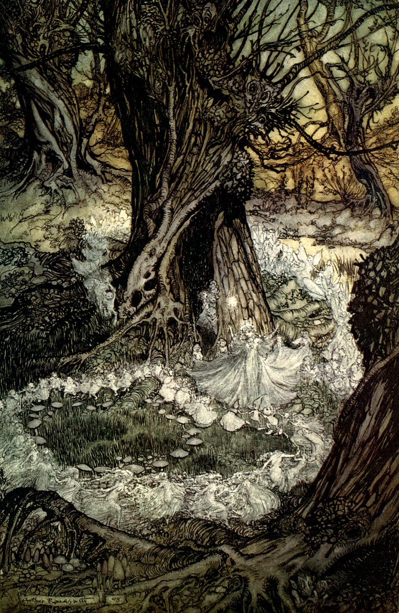 Szentivánéji álom alkotó: Arthur Rackham