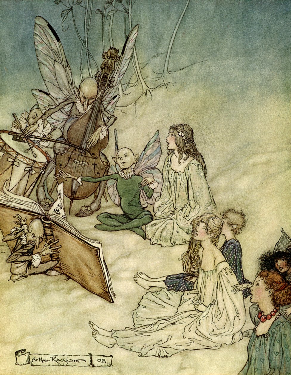 Szentivánéji álom alkotó: Arthur Rackham