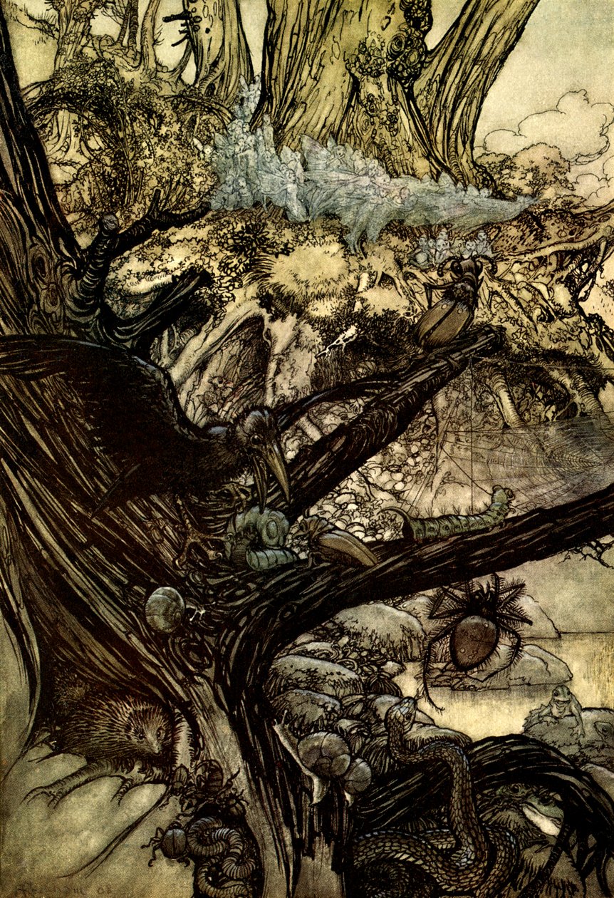 Szentivánéji álom alkotó: Arthur Rackham