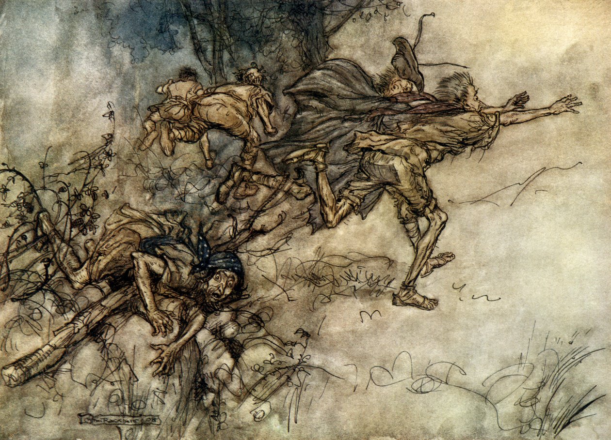 Szentivánéji álom alkotó: Arthur Rackham