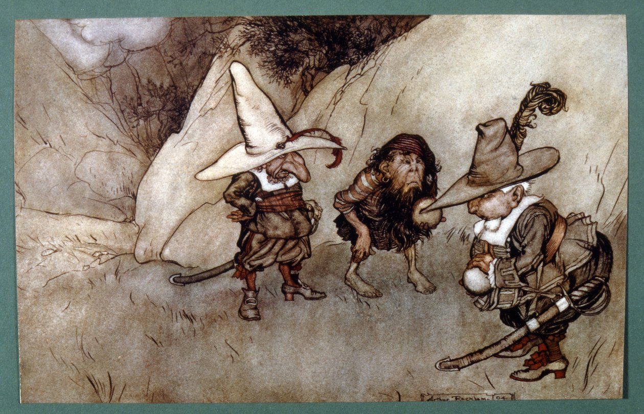 Washington amerikai író novellája (illusztráció) alkotó: Arthur Rackham