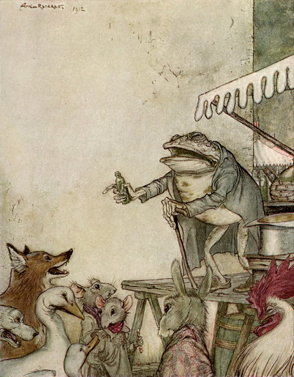 Aesops Fables alkotó: Arthur Rackham