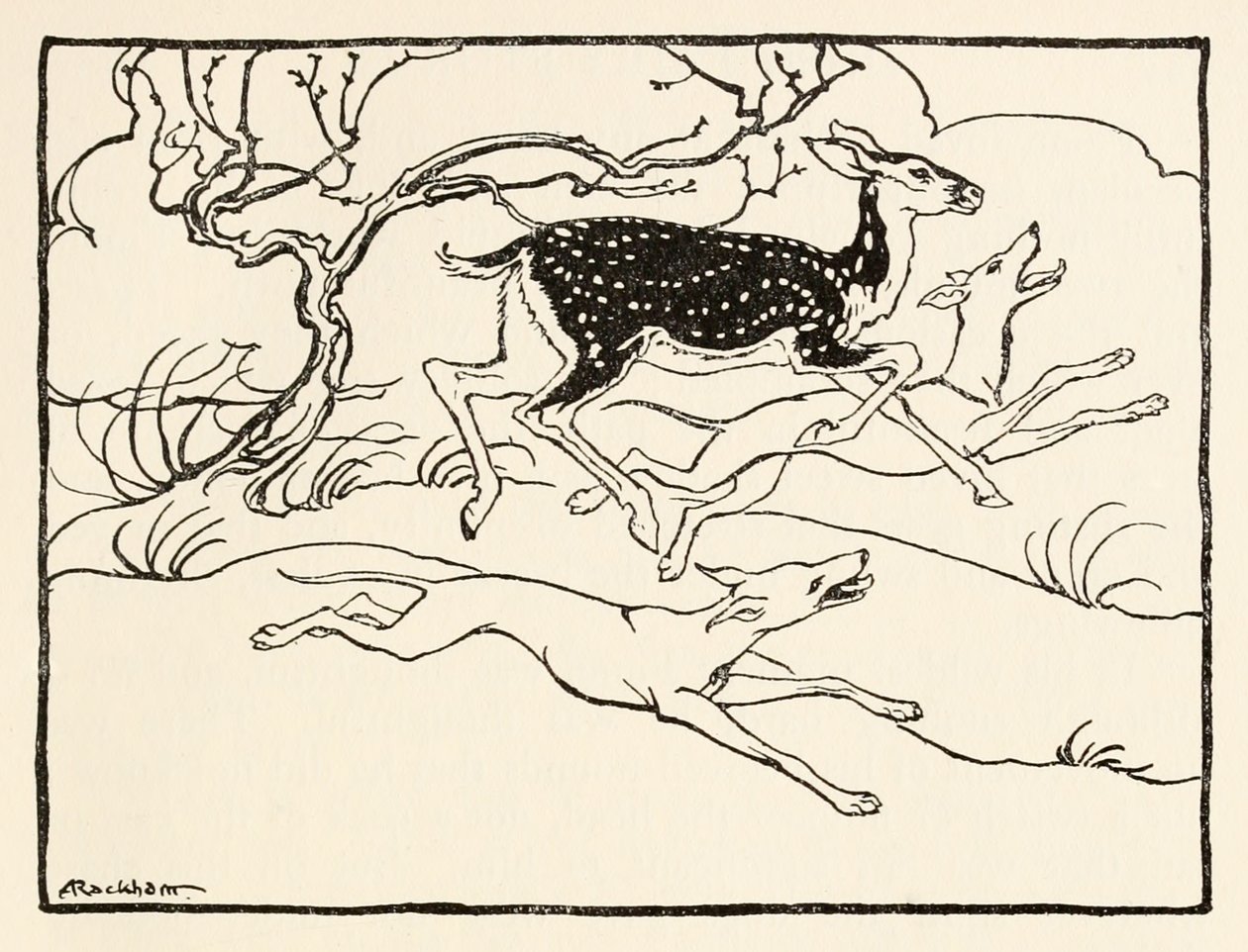 Becfola a szekerén a Becfola udvarlása az Irish Fairy Tales-ből Lásd a leírást alkotó: Arthur Rackham