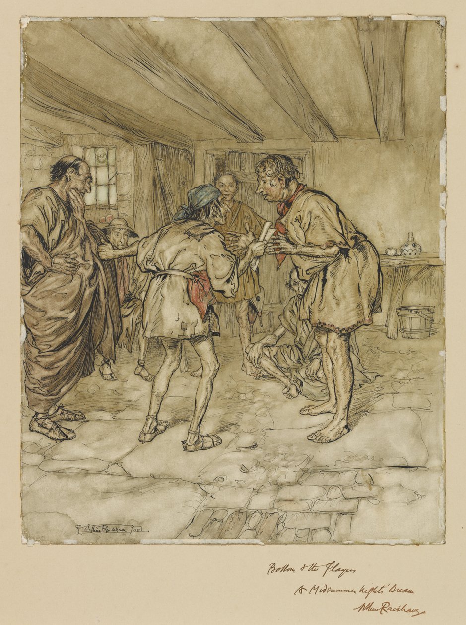 Zuboly és a színészek: Szentivánéji álom alkotó: Arthur Rackham