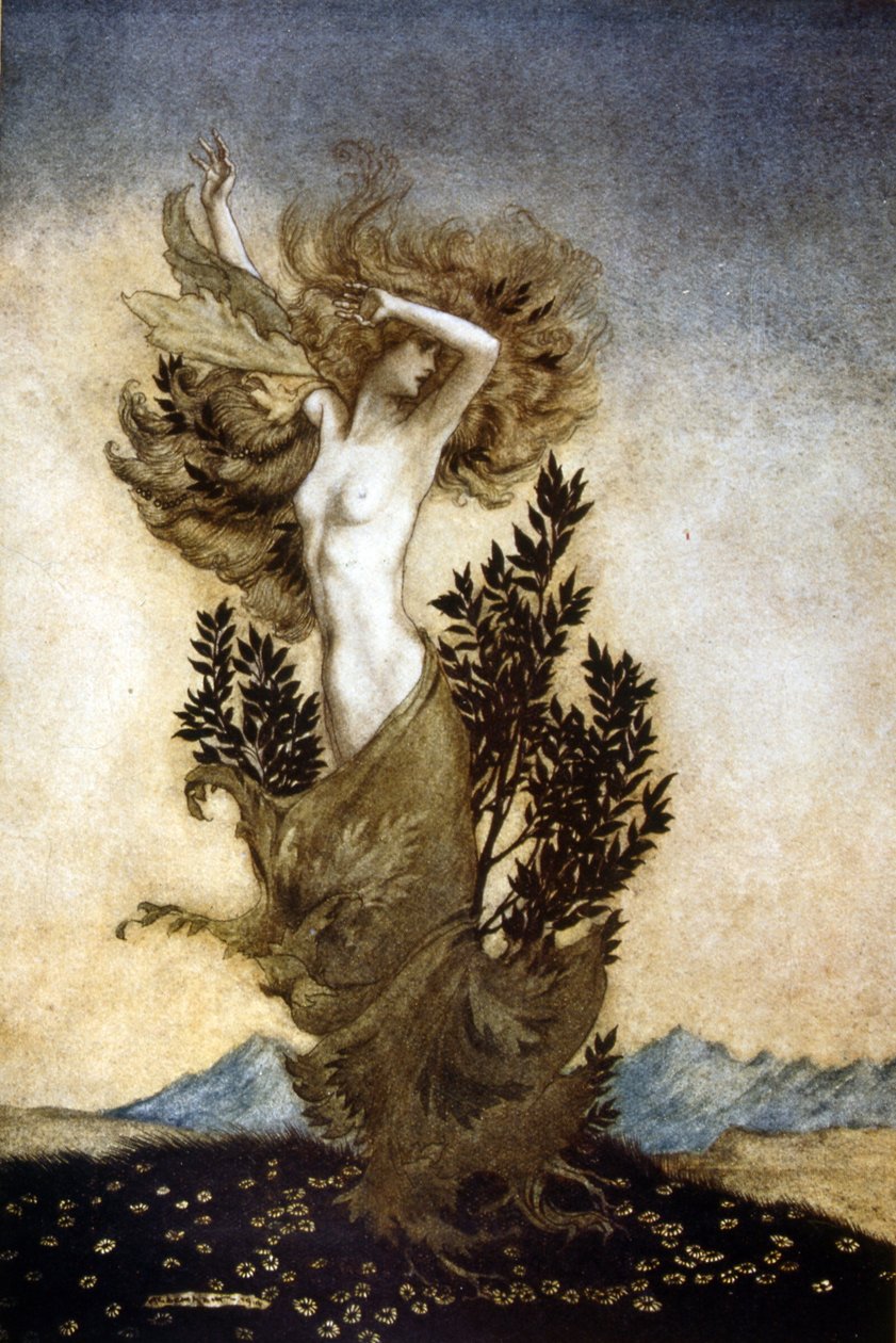 A Comus egy maszk a tisztaság tiszteletére alkotó: Arthur Rackham