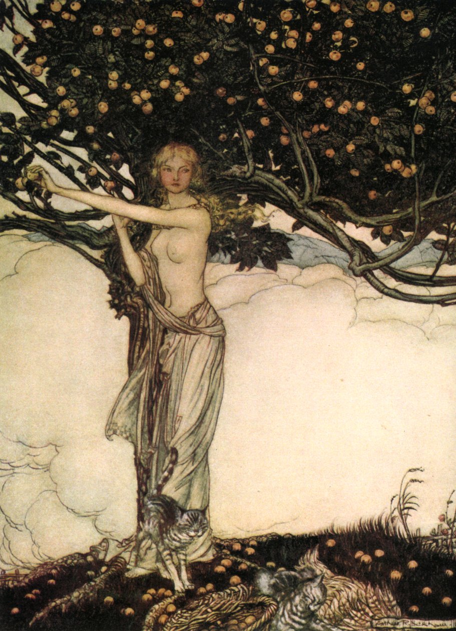 Freia, a szép, c1910. alkotó: Arthur Rackham