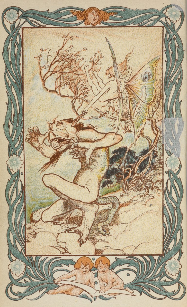 A "Shakespeare meséi..." előlapja alkotó: Arthur Rackham