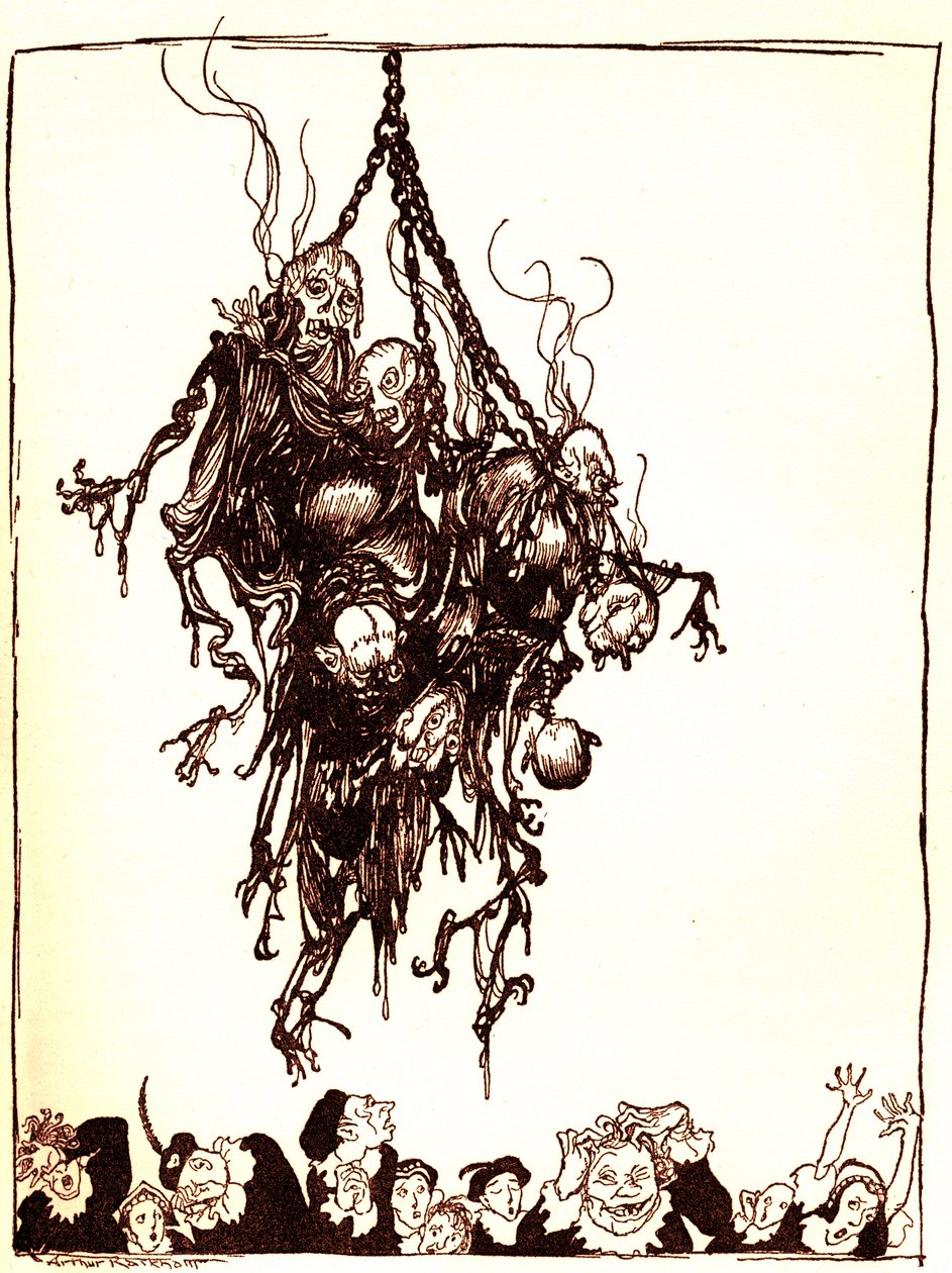"Hop-Frog" Edgar Allan Poe-tól alkotó: Arthur Rackham