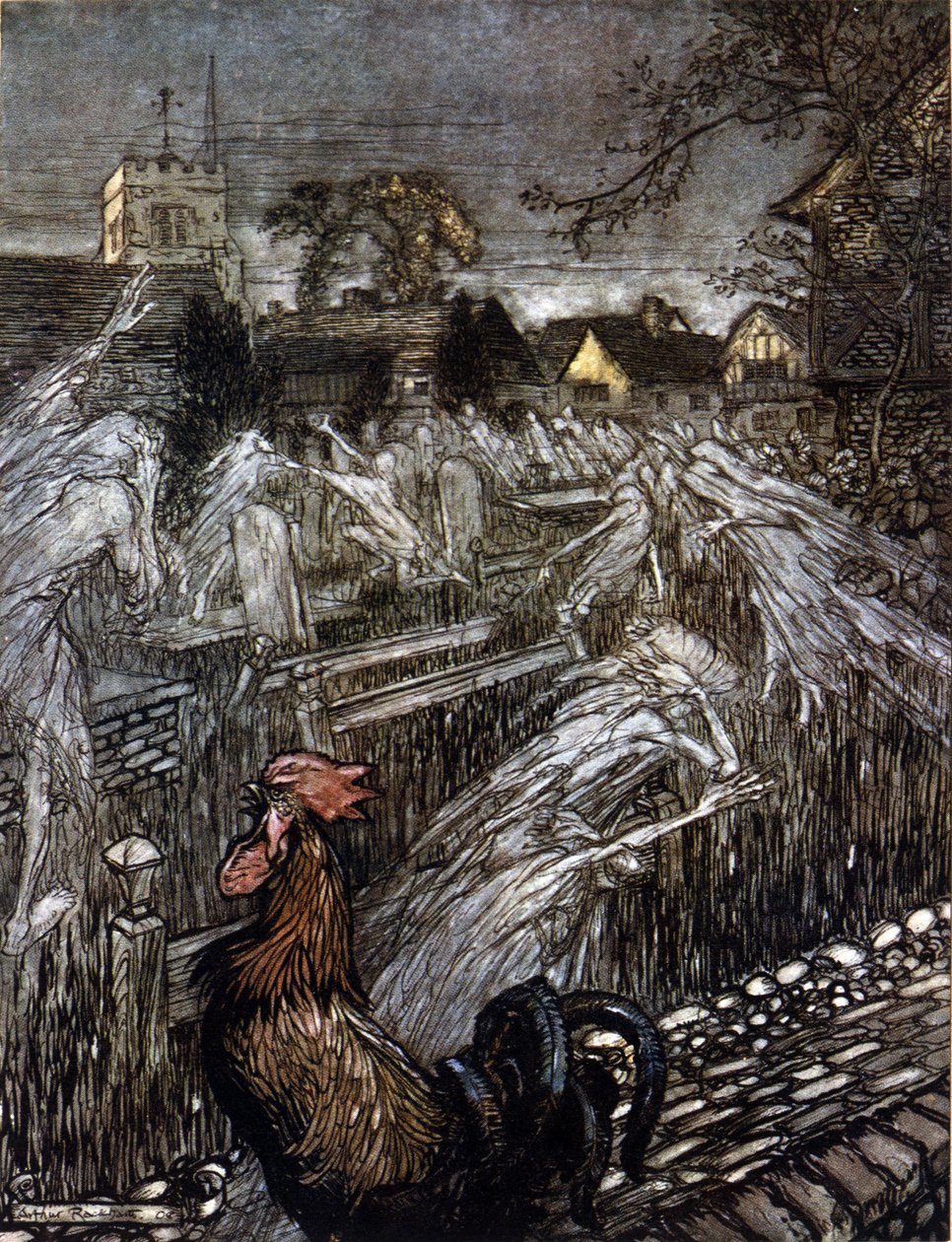 Illusztráció: Arthur RACKHAM (1867-1939) William SHAKESPEARE: Egy nyári éjszaka álmához alkotó: Arthur Rackham