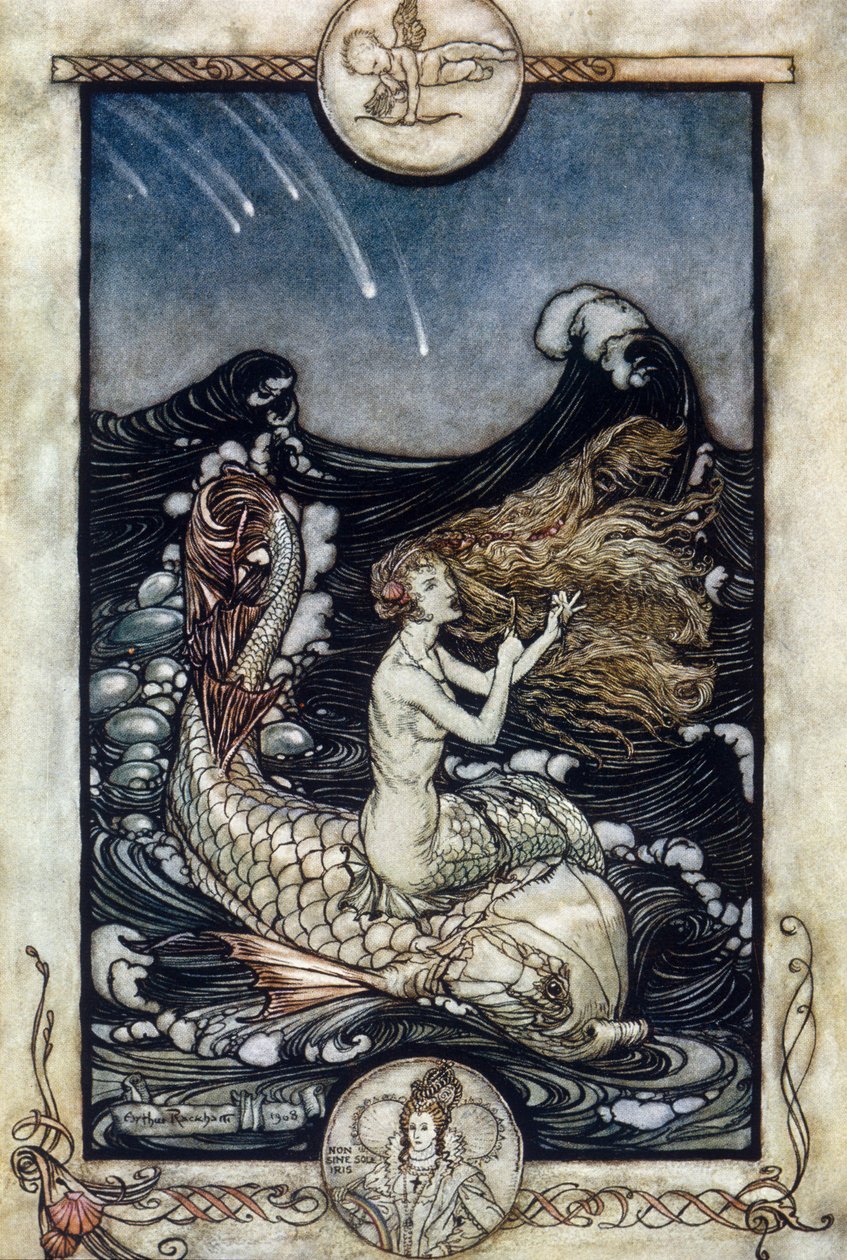 Illusztráció: Arthur RACKHAM (1867-1939) William SHAKESPEARE: Egy nyári éjszaka álmához alkotó: Arthur Rackham
