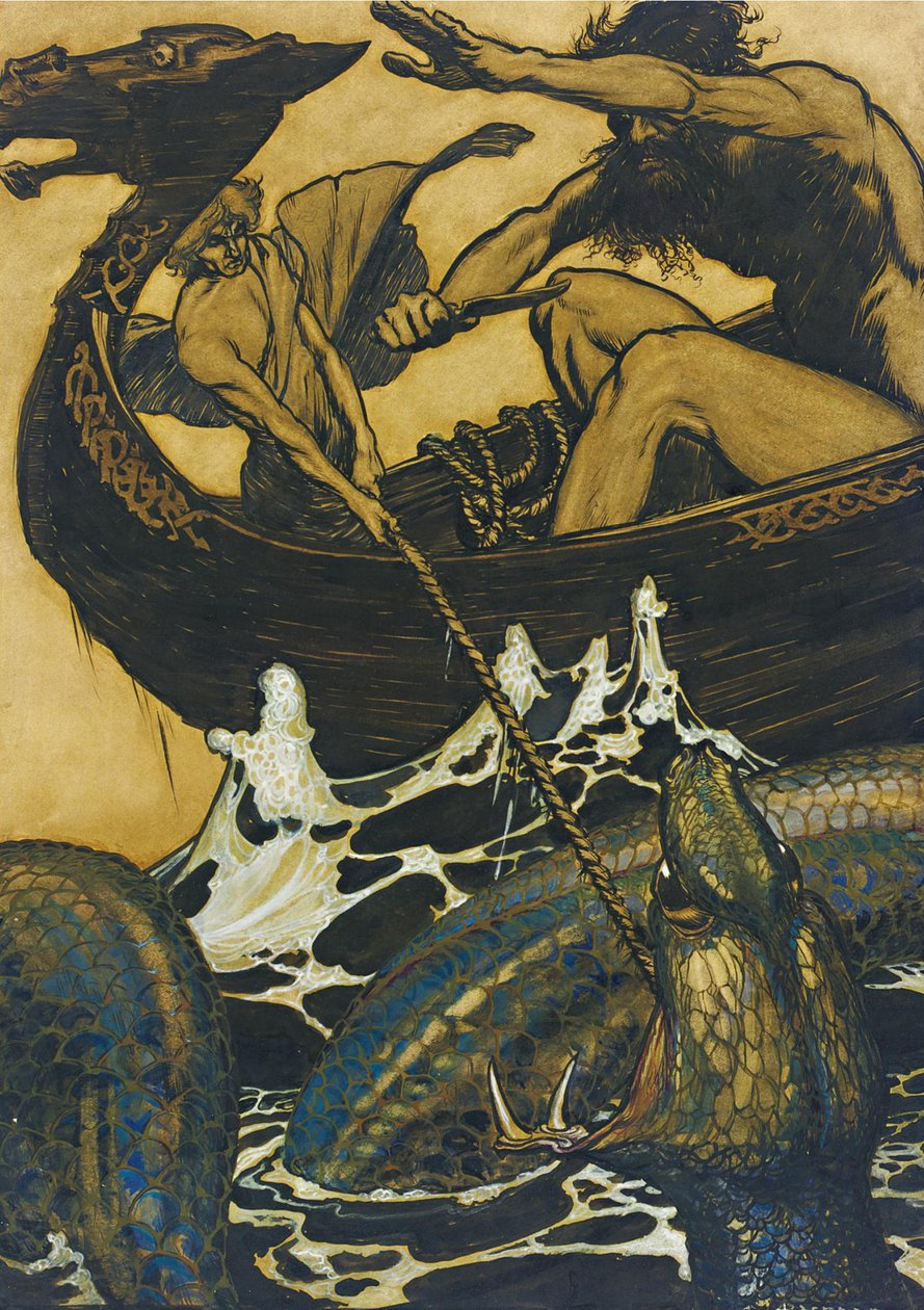 Illusztráció az Eddához alkotó: Arthur Rackham