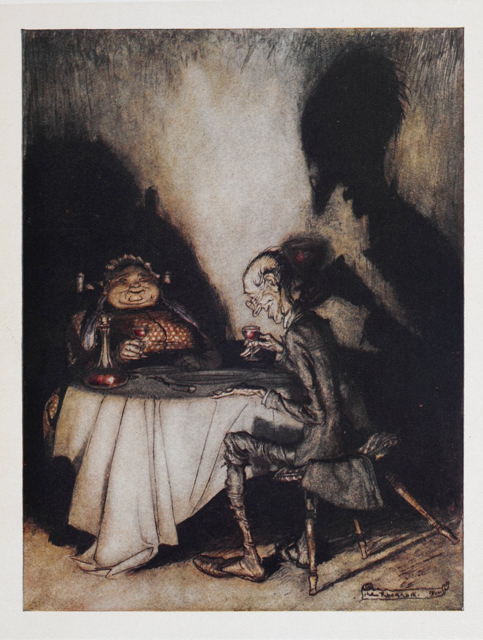 Jack Sprat és felesége alkotó: Arthur Rackham