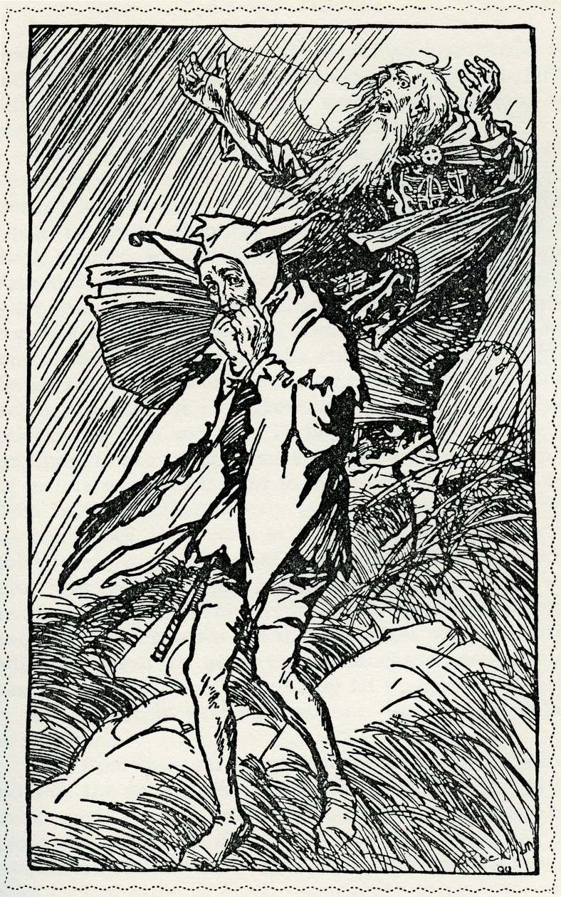 Lear király William Shakespeare-től alkotó: Arthur Rackham