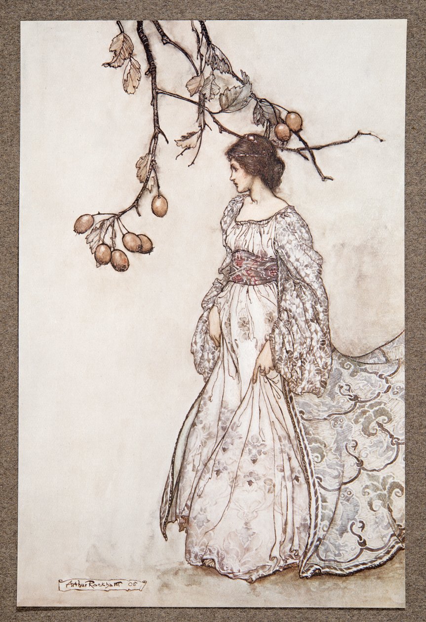Valóban nagyon undance-nek néz ki.., J. M. Barrie (1860-1937), kocsma: Peter Pan a Kensington Gardens-ben. 1906 alkotó: Arthur Rackham