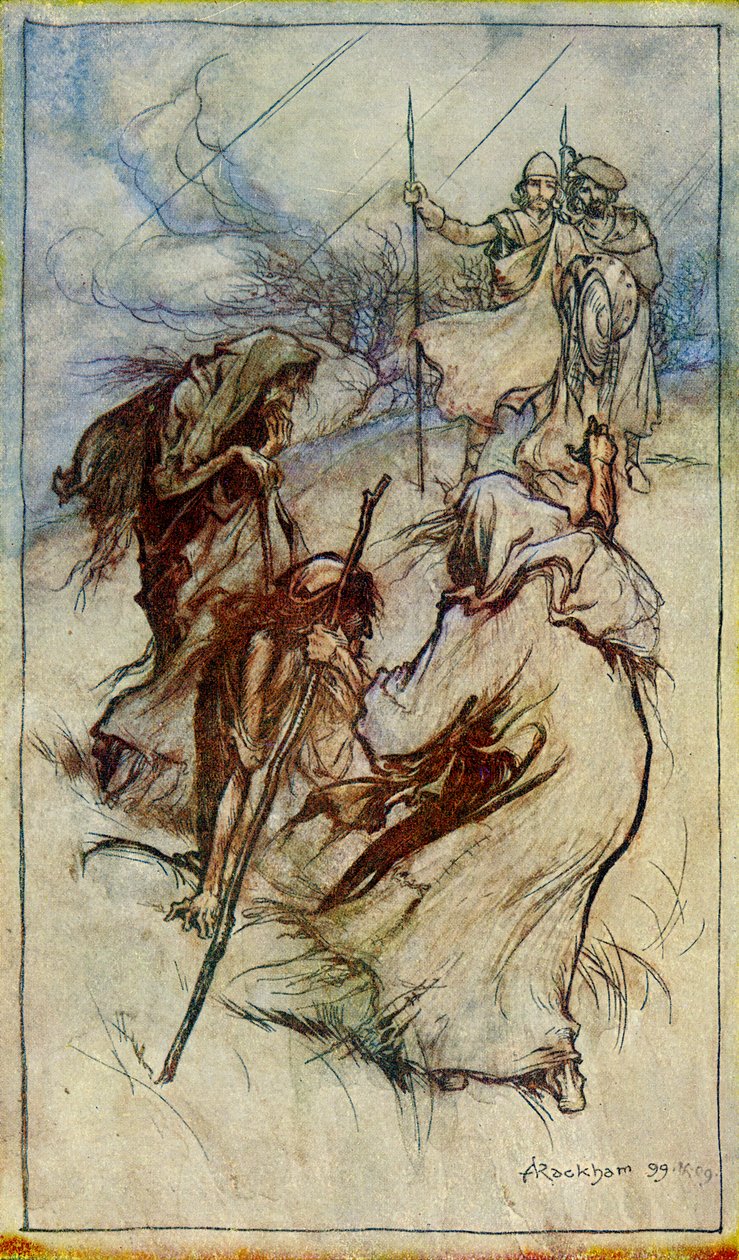 William Shakespeare Macbeth alkotó: Arthur Rackham