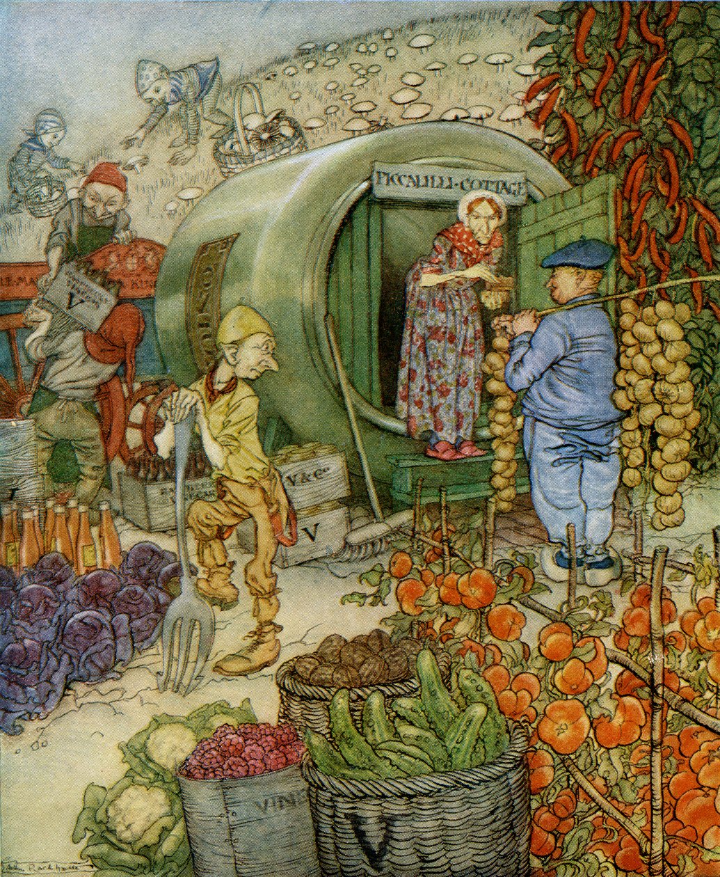 Mr és Mrs Ecet alkotó: Arthur Rackham