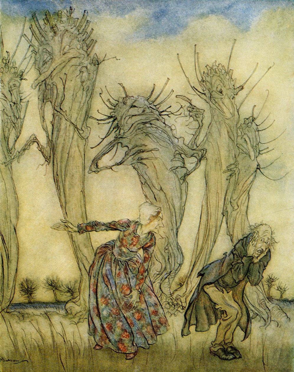 Mr és Mrs Ecet alkotó: Arthur Rackham
