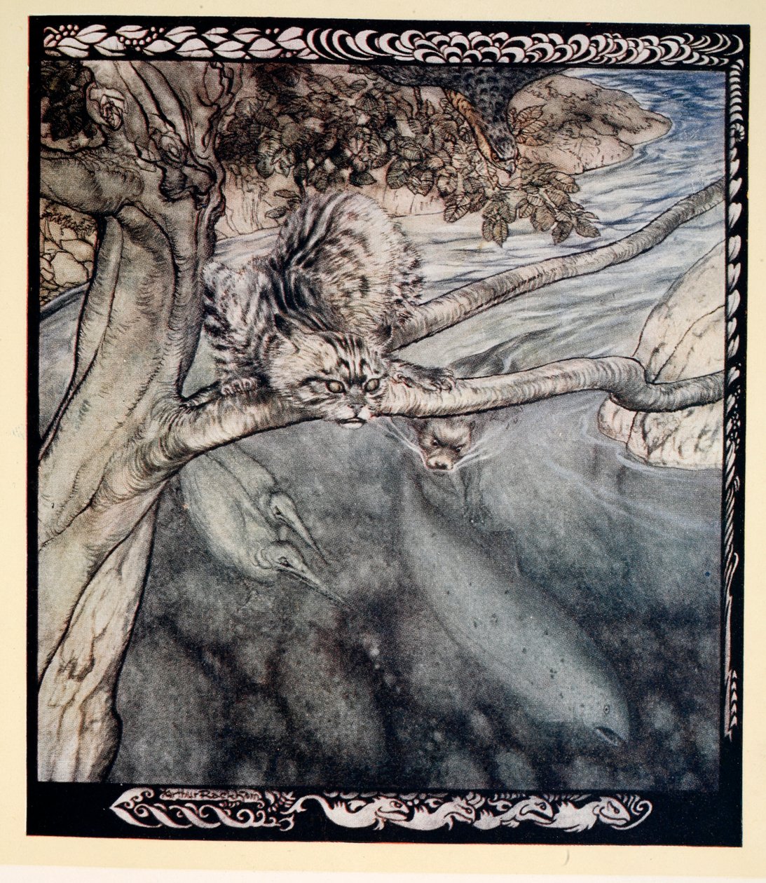„Életem szüntelen sürgés-forgássá, sebté és meneküléssé, az éberség terhe és gyötrelme lett” – illusztráció James Stephens „Irish Fairy Tales” című művéből, 1920 alkotó: Arthur Rackham