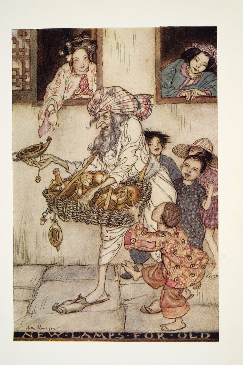 New Lamps for Old, The Arthur Rackham Fairy Book, pub. 1933 alkotó: Arthur Rackham