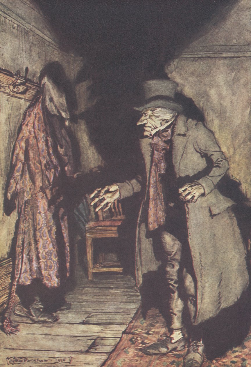 "Senki az ágy alatt..." alkotó: Arthur Rackham