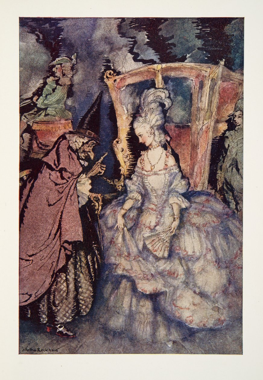 Most, Hamupipőke, mehetsz; de emlékszel?..., The Arthur Rackham Fairy Book, pub. 1933 alkotó: Arthur Rackham