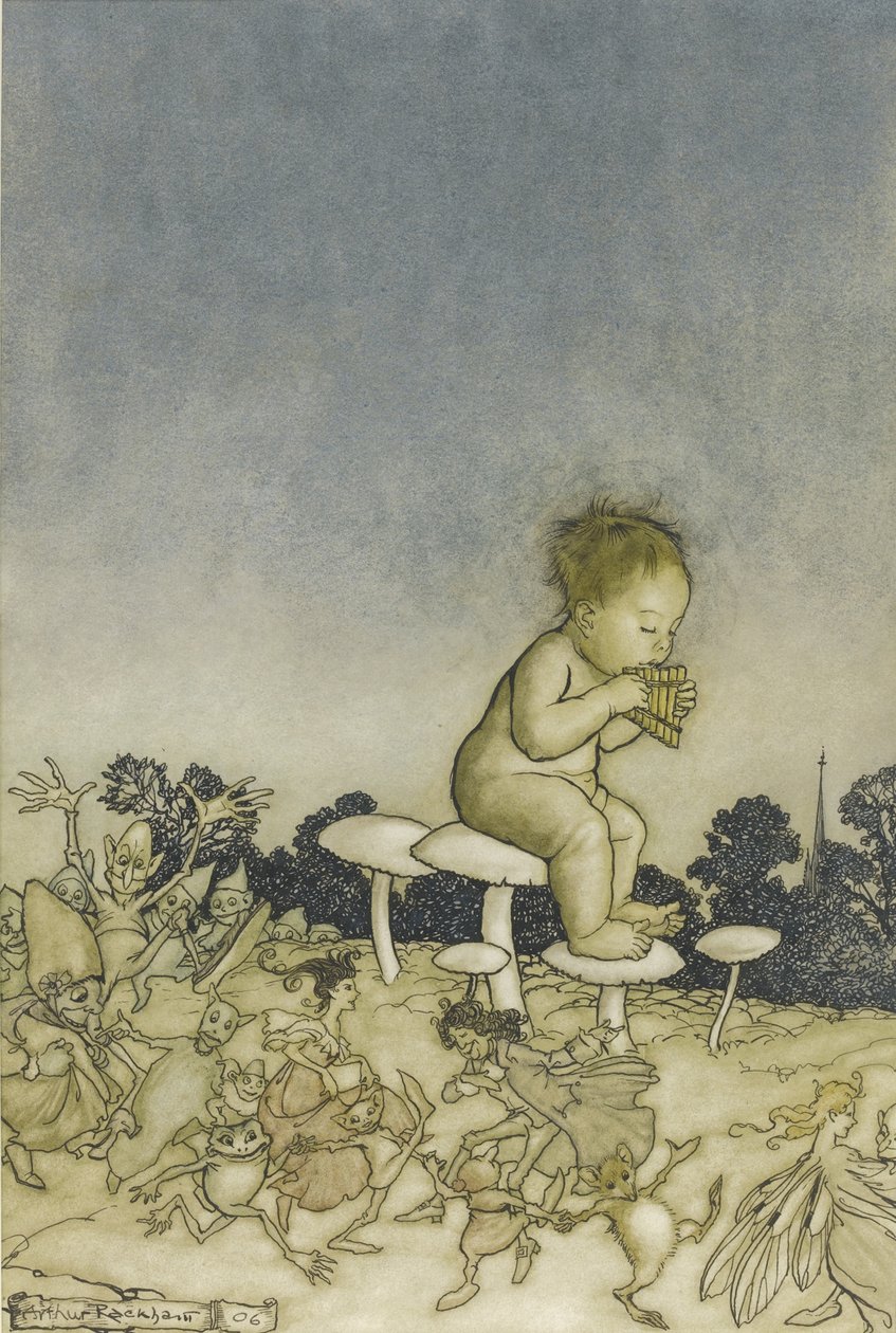 Pán Péter, 1906 alkotó: Arthur Rackham