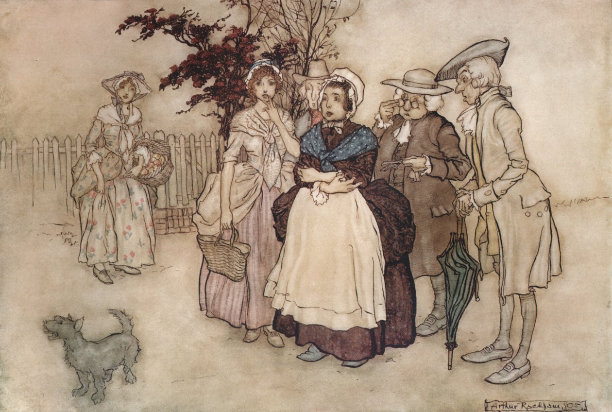Rip Van Winkle, 1907 alkotó: Arthur Rackham