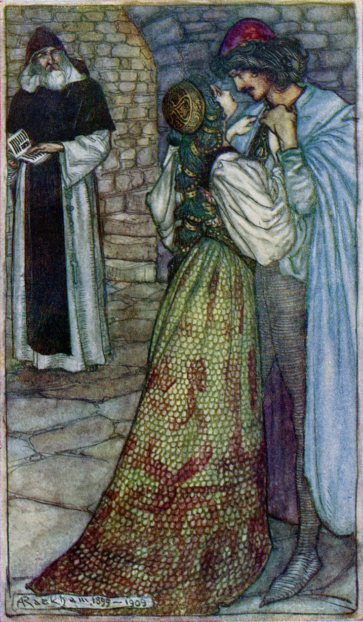 Rómeó és Júlia William Shakespeare-től alkotó: Arthur Rackham