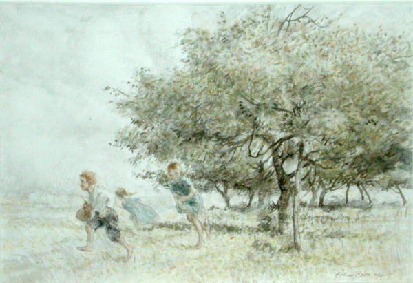 Csomózás (akvarell papíron) alkotó: Arthur Rackham